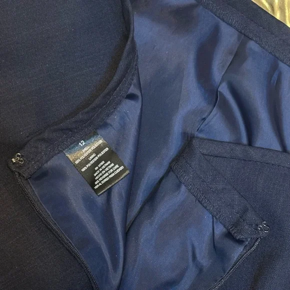 Isabella Navy and Gray Zebra Print Blazer - Picture 7 of 10